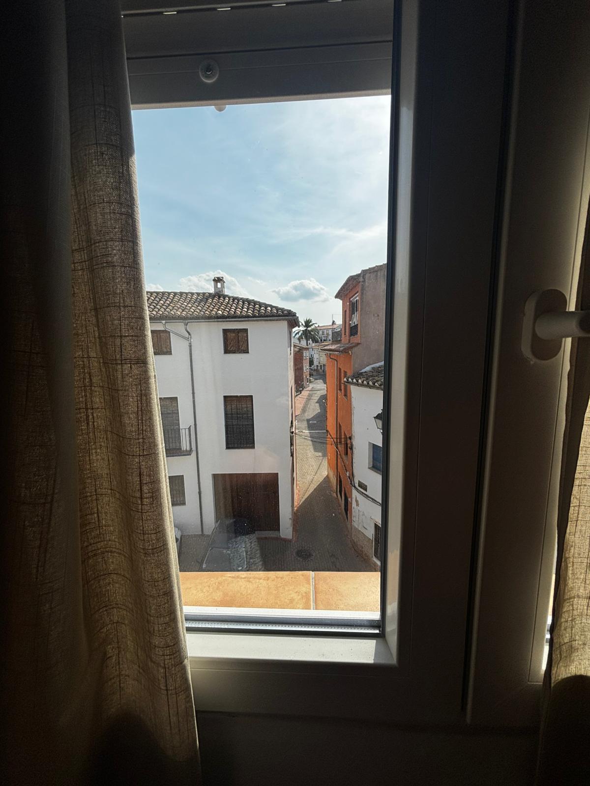 Vista desde la ventana del dormitorio