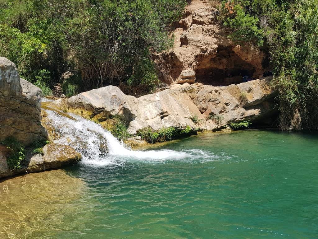 Pozas naturales cerca de la Plaza de la Virgen